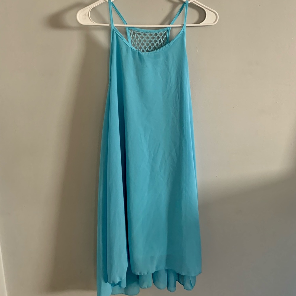 NWT Beautiful Blue Cover Up Dress